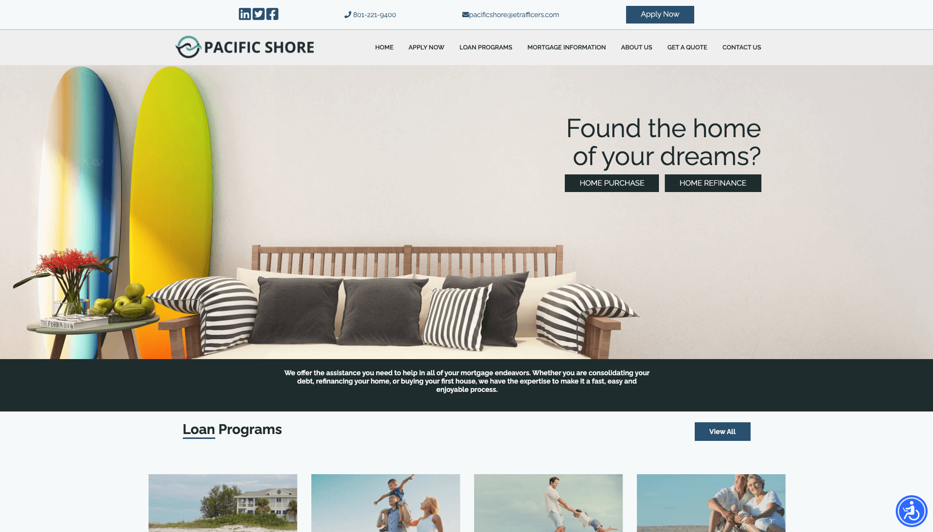 Pacific Shore Mortgage Template